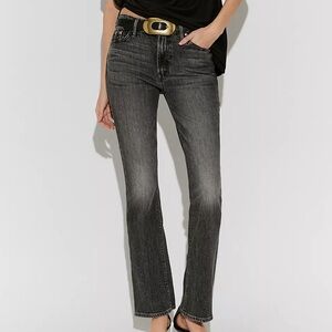 NWT MOTHER The Insider Skimp Jeans in Magpie size 26